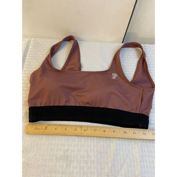 VS Victoria Secret Pink Ultimate lightly lined mauve large sports bra - Picture 5 of 8